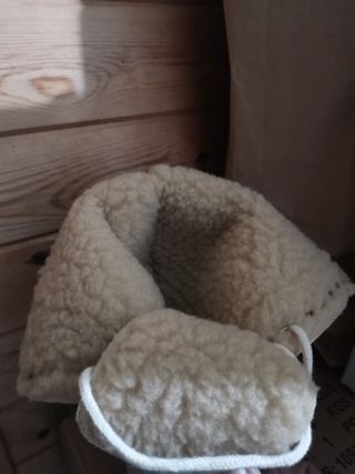 Botas de media caña unisex beige