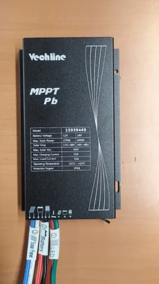 Regulador Solar MPPT para placas de hasta 200w