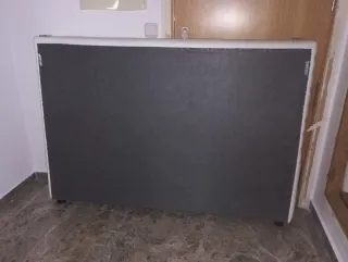 Cabecero tapizado cama 150cm blanco