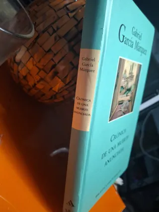 Libro "Crónica de una muerte anunciada" Gabriel