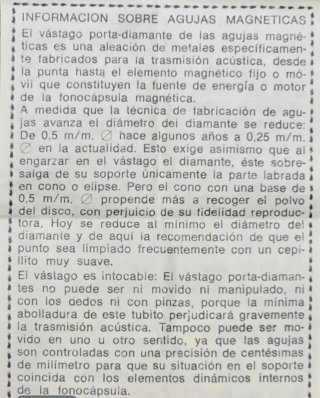 Aguja Tocadiscos Reulo AT 445/AT5-5 D/Diamante