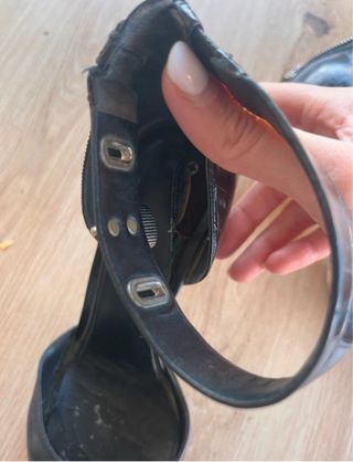 Zapatos Michael Kors Negros Tacón Ancho