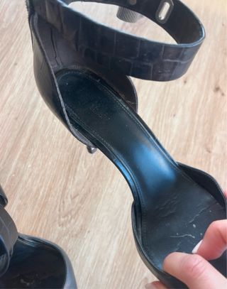 Zapatos Michael Kors Negros Tacón Ancho