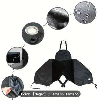 Manta Térmica para Scooter Negra