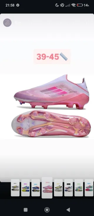 Botas de fútbol Talla 45