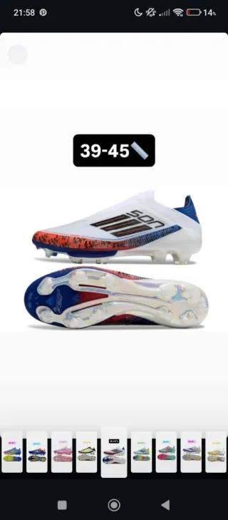 Botas de fútbol Talla 45