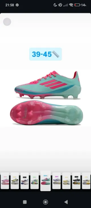 Botas de fútbol Talla 45