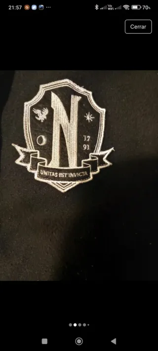 Chaqueta negra talla 10-11