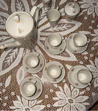 Set da caffè in porcellana