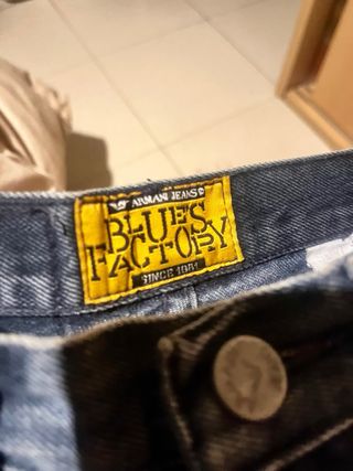 Pantalones Vaqueros Armani Jeans Azules