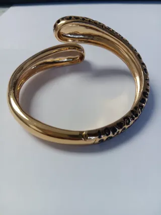 Pulsera Bimba y Lola Dorada y Negra