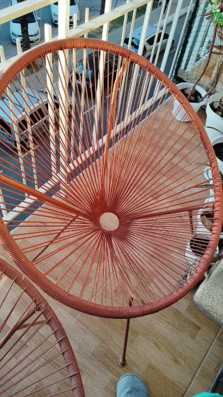 Sillas Acapulco Rojas (2 unidades)