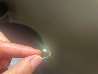 Anillo Oro 18k Diamante Talla Brillante