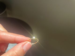 Anillo Oro 18k Diamante Talla Brillante