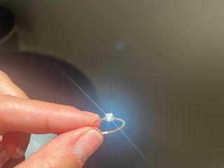 Anillo Oro 18k Diamante Talla Brillante