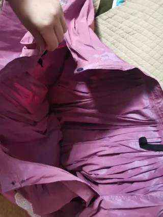 Falda flamenca niña pañal rosa