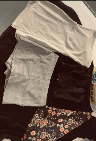 Lote Ropa Mujer Beige y Gris