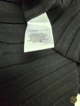 Vestido Lana Virgen Valentino Talla S o XS vintage