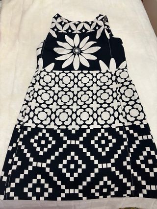 Vestido Desigual Negro y Blanco