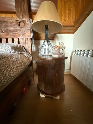 Cama Balinesa Madera Maciza 2x2