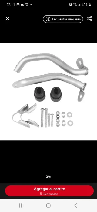 Refuerzo protector motor Bóxer