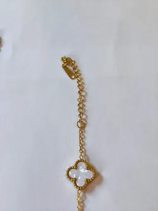 Conjunto Collar y Pendientes y pulsera de Trébol