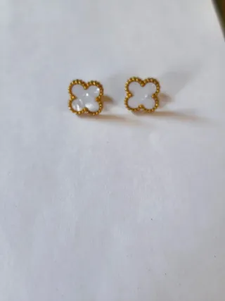 Conjunto Collar y Pendientes y pulsera de Trébol