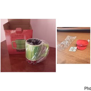 Tazza tubo Super Mario + Ciondolo cappello rosso