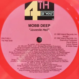 Vinilo Mobb Deep Juvenile Hell