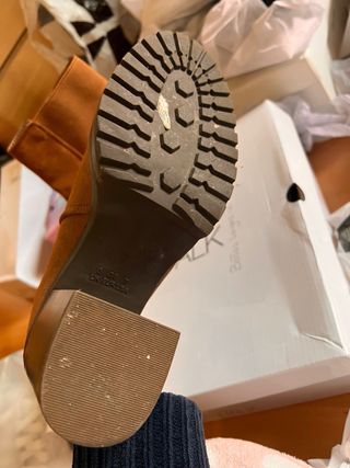 Botines marrones tacón plataforma