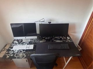 Aparador de salón/despacho y cristal mesa despacho