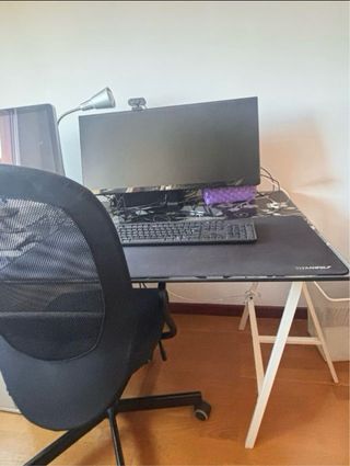 Aparador de salón/despacho y cristal mesa despacho