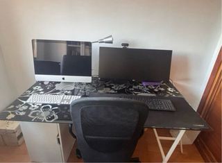 Aparador de salón/despacho y cristal mesa despacho