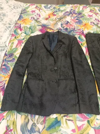 Abito damascato Daniel Dales nero tg 48