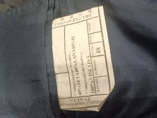 Abito damascato Daniel Dales nero tg 48