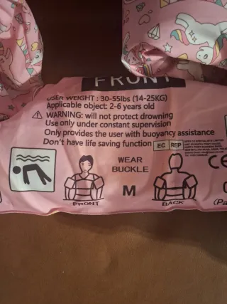 Flotador unicornio y arcoíris