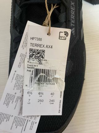 Zapatillas Adidas Terrex AX4 Negras