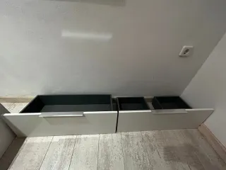 Mueble de baño 2 cajones MARMOL Y PICA NO INCLUIDO