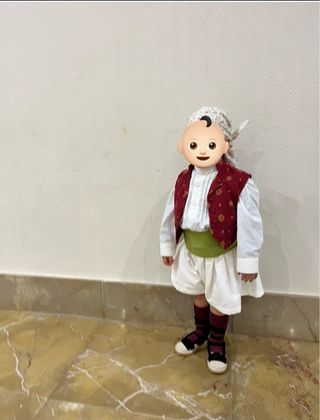 Traje de fallero para niño de 2 años