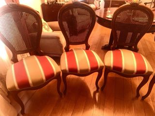 Conjunto 6 sillas y 2 sillones comedor