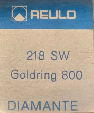 Aguja Tocadiscos REULO SW Diamante/Goldring 800