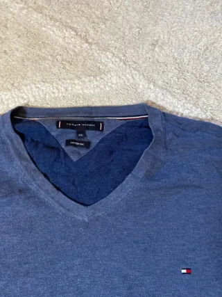 Jersey Tommy Hilfiger Azul V-Neck