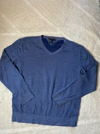 Jersey Tommy Hilfiger Azul V-Neck