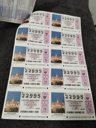 90 decimos 1€ todos