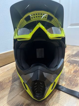 Casco Motocross HJC mx2 Amarillo Negro