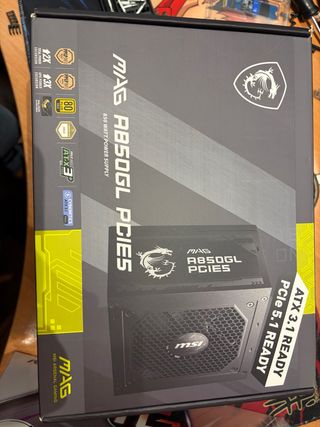 MSI MAG A850GL PCIE5 850W Fuente de Alimentación