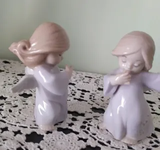 Statuine angeli in ceramica