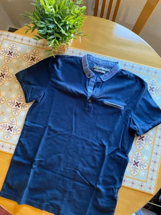 Polo azul marino talla S