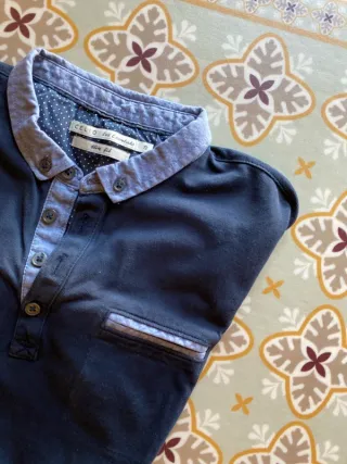 Polo azul marino talla S