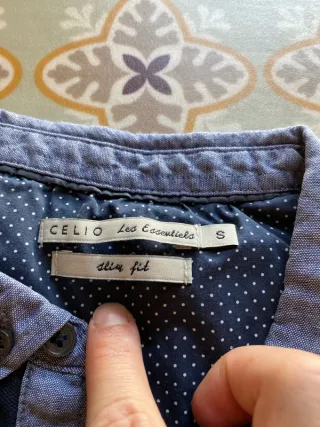 Polo azul marino talla S